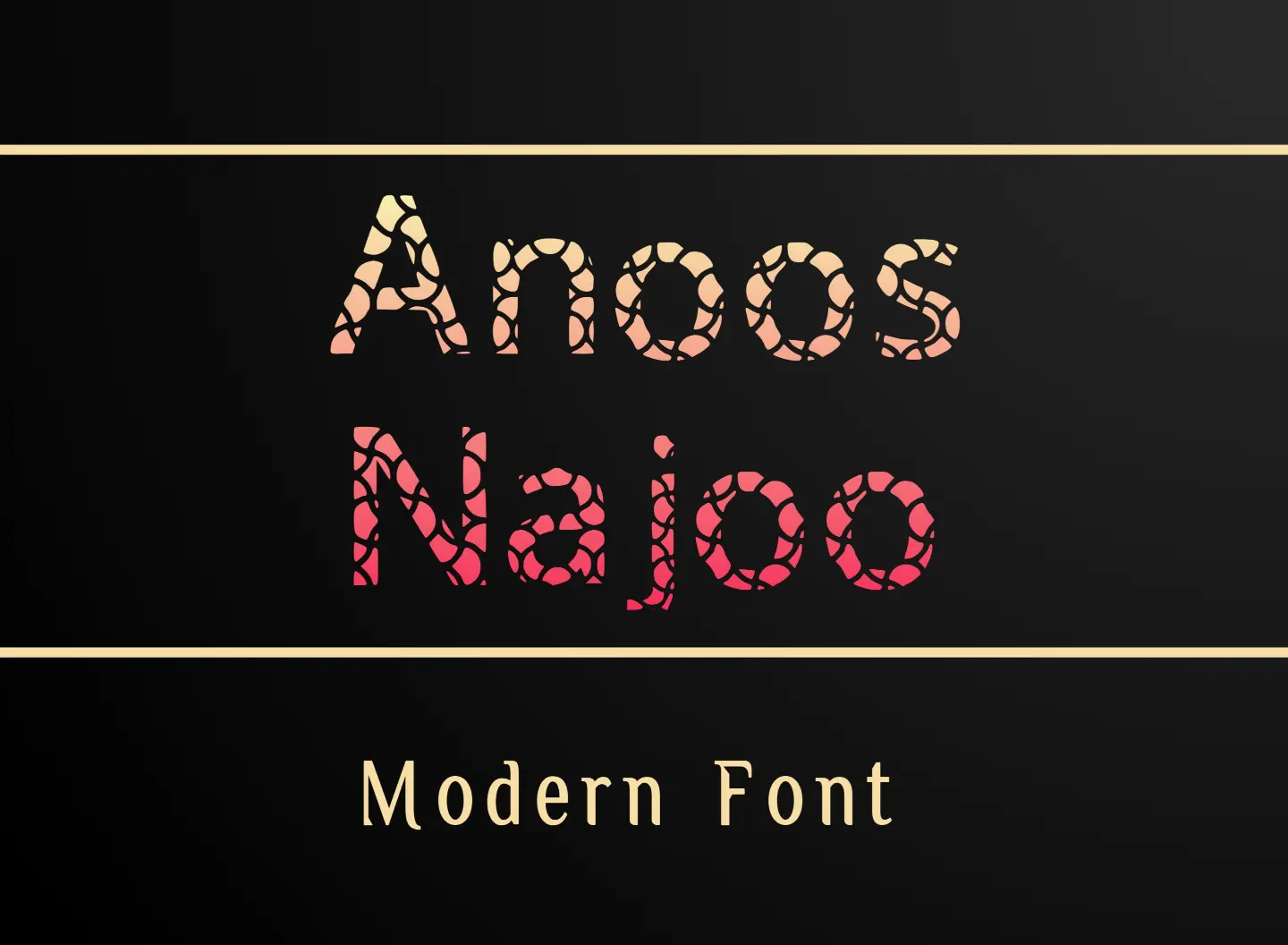 Anoos Najoo: A Quirky Font for Branding Magic
