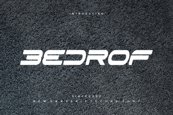 Bedrof: The Bold Display Font for Elevated Brand Identity
