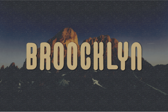 Broocklyn Font: A Whimsical Display Font for Creative Projects