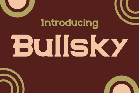 Bullsky: A Classy Display Font for Elevating Brand Identity
