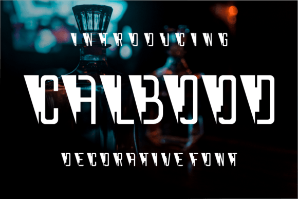 Calbood: A Modern Display Font for Web Design