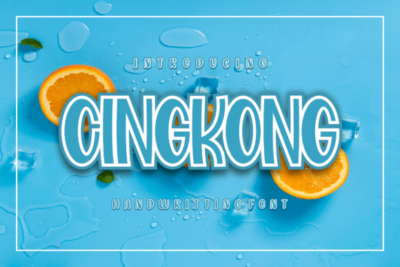 Cingkong Font for Whimsical Craft Projects