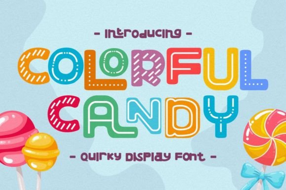Colorful Candy: A Playful Font for Creative Makers