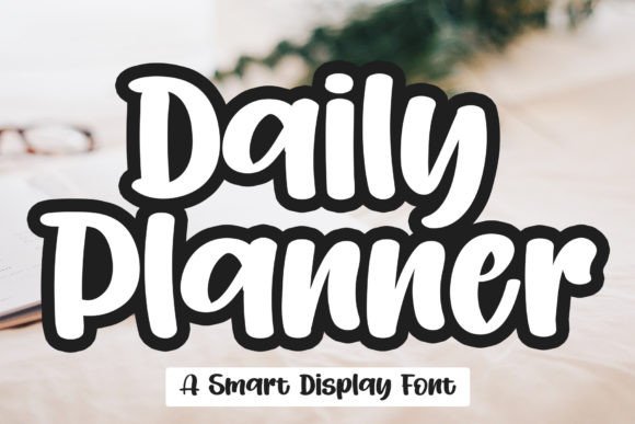 Daily Planner Font for Professional Branding and Design