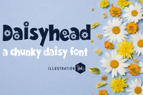 Daisyhead: A Playful Display Font for Editorial Design