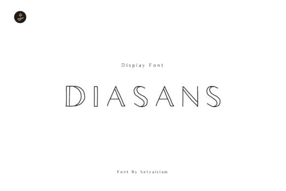 Diasans Display Font for Modern Branding Projects