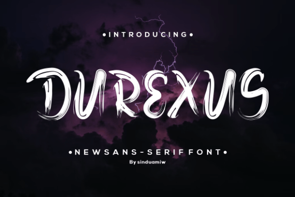 Durexus Display Font for Bold Web Design
