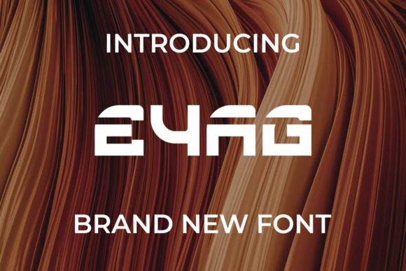 Eyag – A Modern Display Font for Web Design