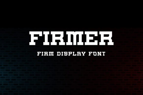 Firmer: The Modern Display Font for Polished Business Branding