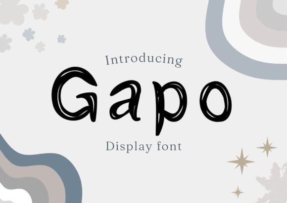 Gapo: A Display Font for Thoughtful Typography
