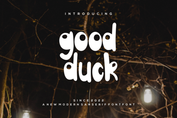 Goodduck: The Sweet Display Font for Handmade Brands