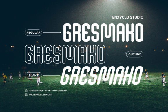 Gresmako: The Rounded Display Font That Elevates Your Brand