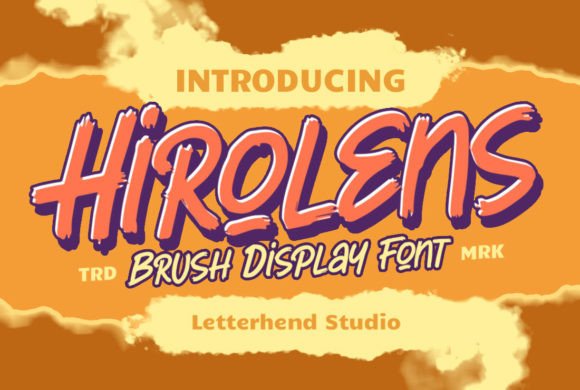 Hirolens: A Playful Display Font for Creative Projects