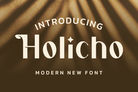 Holicho: A Stylish Display Font for Creative Branding