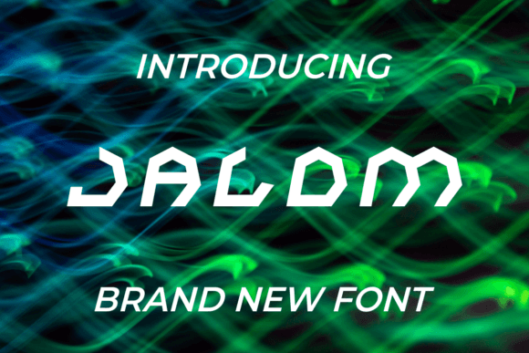 Jalom Display Font for Creative Makers and Handmade Sellers