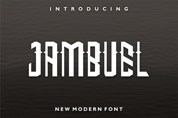 Jambuel Display Font for Modern Branding and Visual Impact