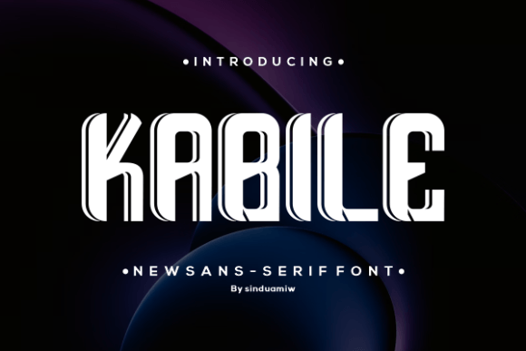 Kabile: The Bold Typeface for Stronger Small Business Branding