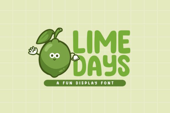 Lime Days: The Playful Display Font for Memorable Branding
