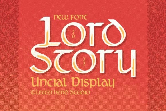 Lord Story: A Medieval Display Typeface for Editorial Design