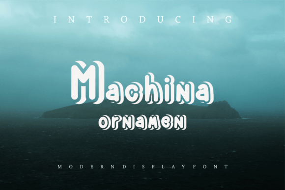 Machina Ornamen: The Perfect Display Font for Small Business Branding