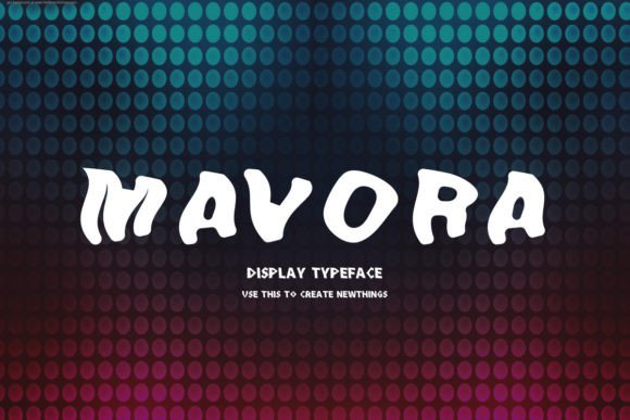 Mavora: A Modern Display Font for Bold Branding
