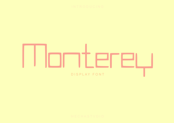 Monterey: A Modern Display Font for Editorial Elegance