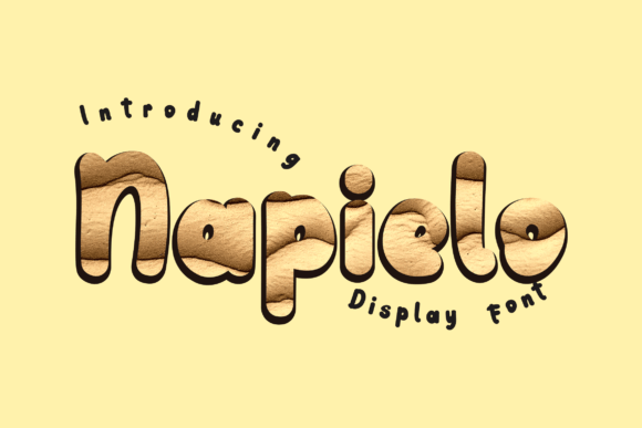 Napielo: The Whimsical Display Font for Bold Campaigns