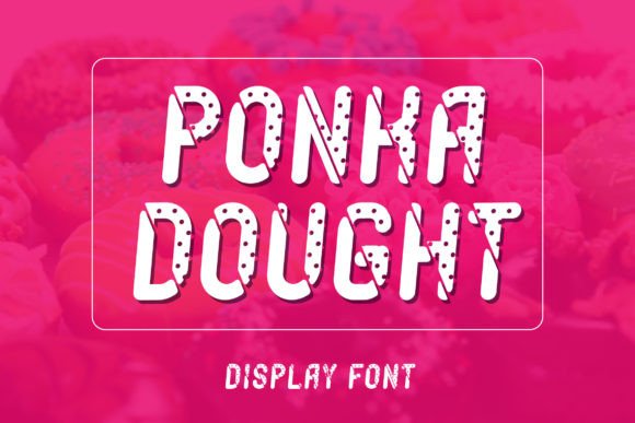 Ponkadought: The Whimsical Display Font for Creative Crafters