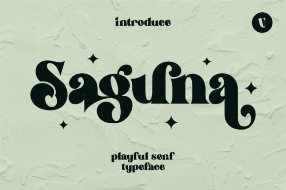 Saguna: A Sophisticated Display Font for Creative Makers