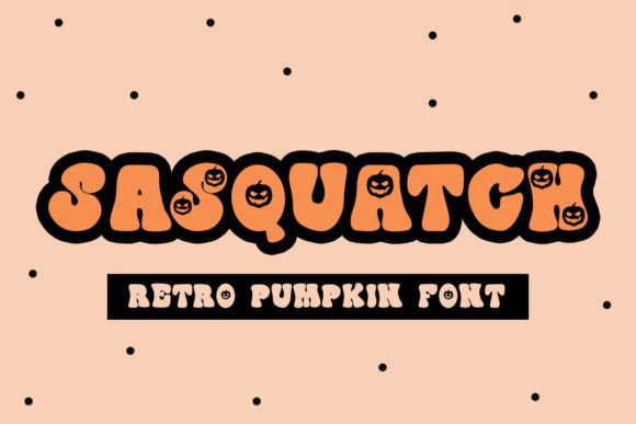 Sasquatch: The Retro Display Font for Autumn Editorial Design