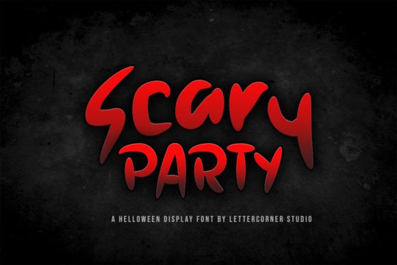 Scary Party Font for Bold Editorial Designs