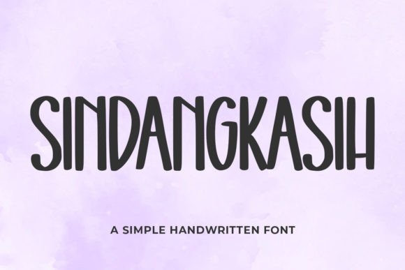 Sindangkasih: The Handwritten Display Font for Authentic Campaigns