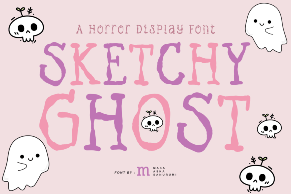 Sketchy Ghost: A Spooky Display Font for Bold Branding