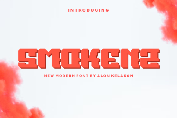 Smokenz: A Bold Display Font for Handmade Branding