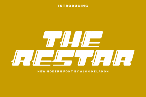 The Restar: A Bold Display Font for High-Impact Campaigns