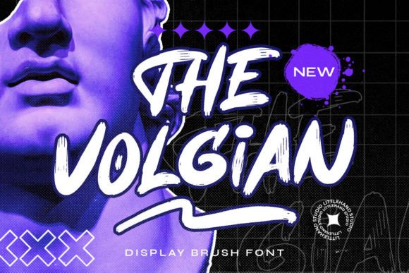 The Volgian: The Brush Display Font for Bold Campaign Headlines