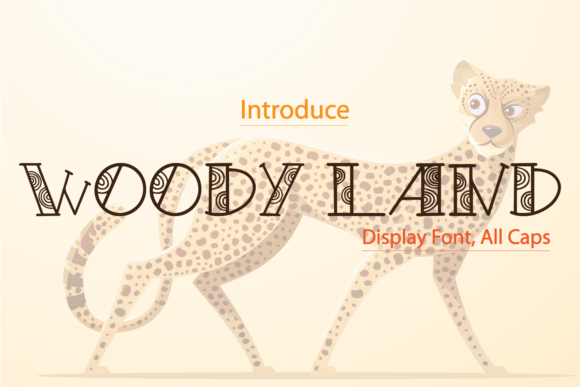 Woody Land: A Cute Display Font for Business Branding